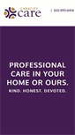 Mobile Screenshot of capacitycare.com